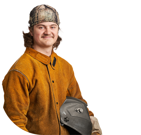 Welding student