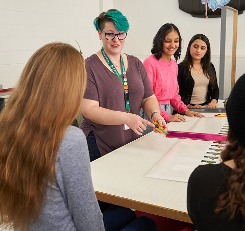 MITT students in the Graphic and Print program