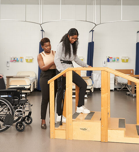 Student sin the MITT Rehabilitation Assistant Program