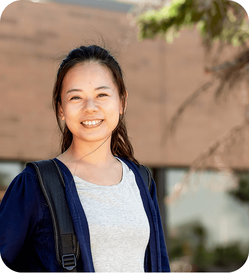 Student outside